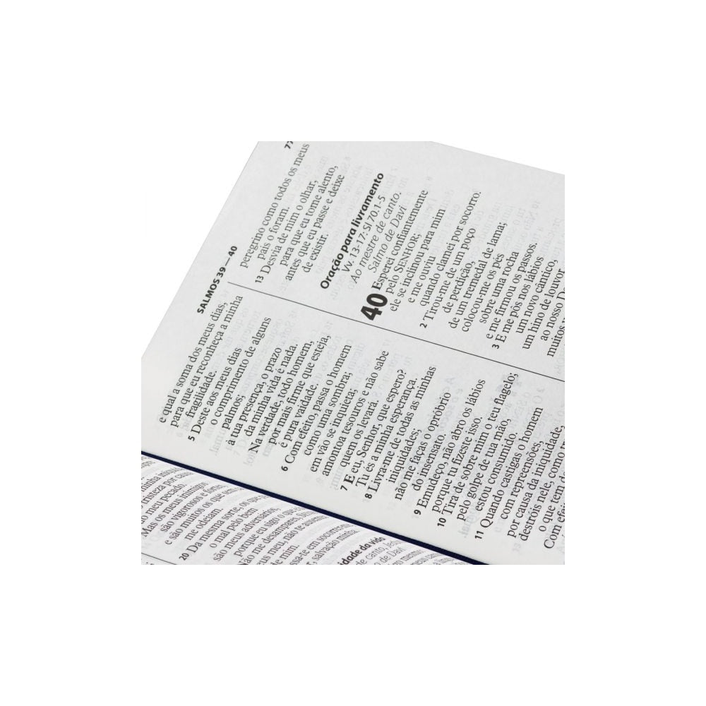 Bíblia Sagrada | Letra Gigante | ARA | Capa Azul Luxo | c/ Índice