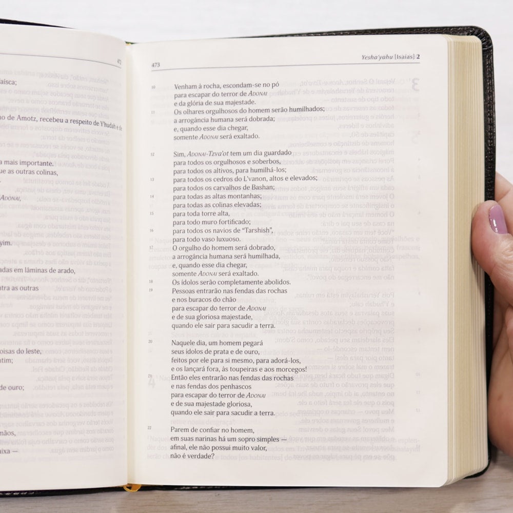 Bíblia Judaica Completa | Letra Normal | Capa Luxo Preta