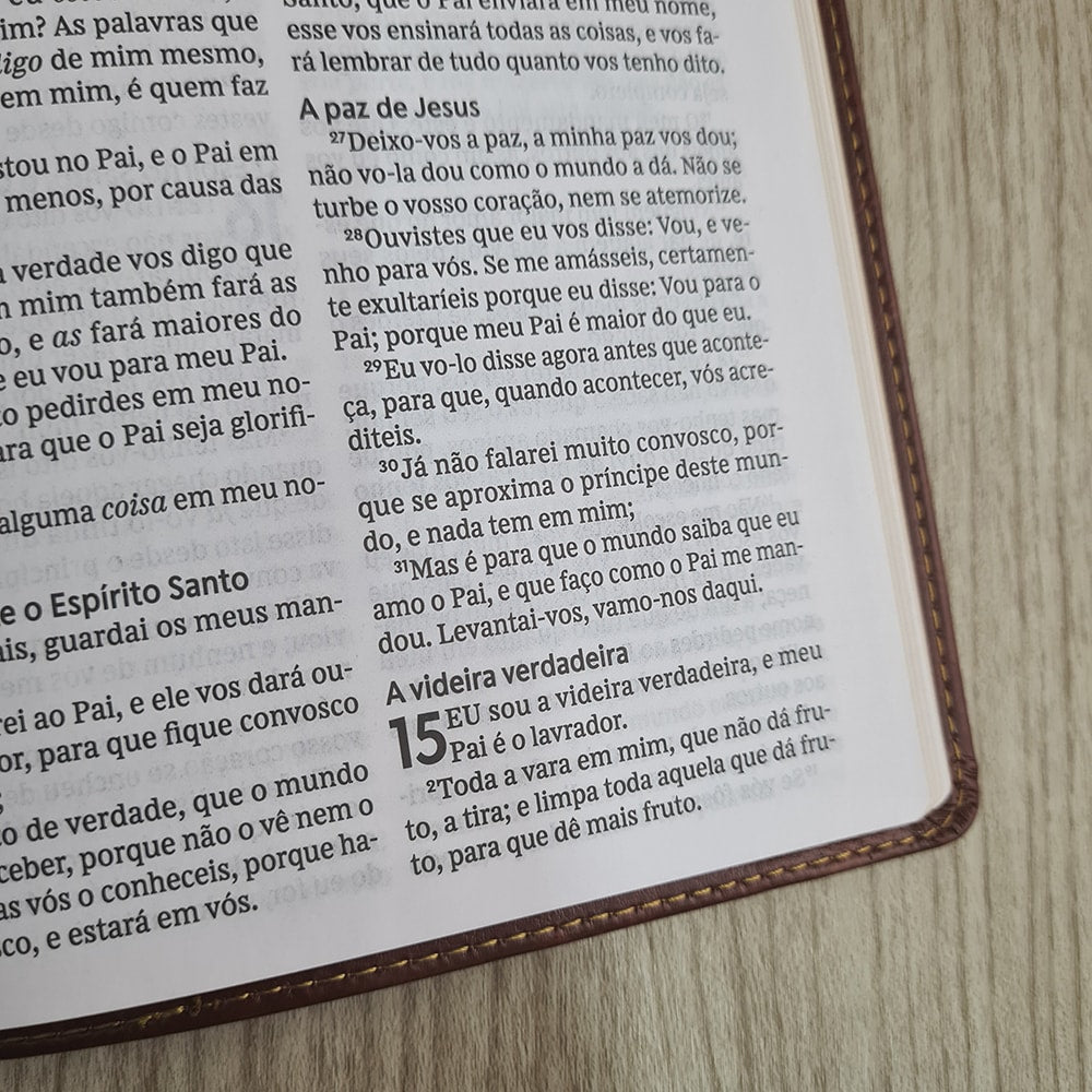 Bíblia Sagrada | Leitura Perfeita | ACF | Marrom Flexível