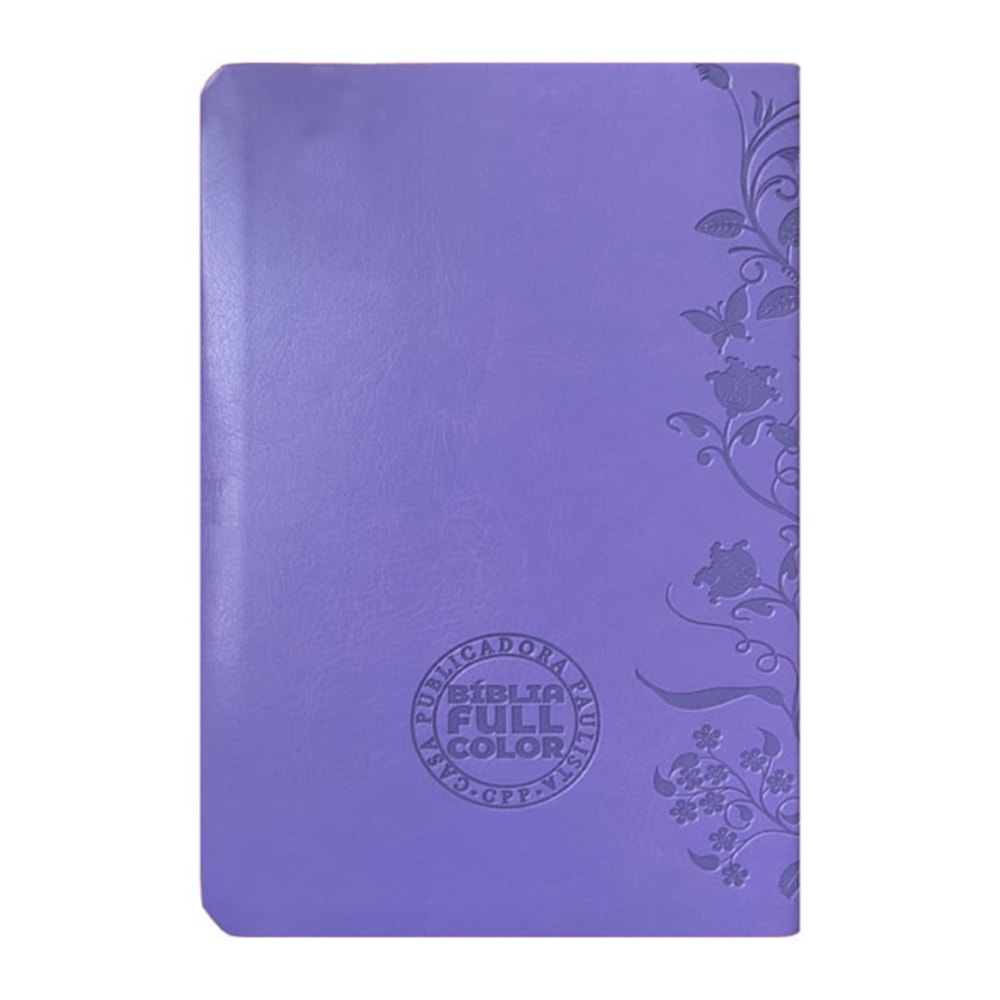 Bíblia de Estudo da Mulher Sábia | ARC | Harpa Avivada | Capa Luxo Rosas Lilás