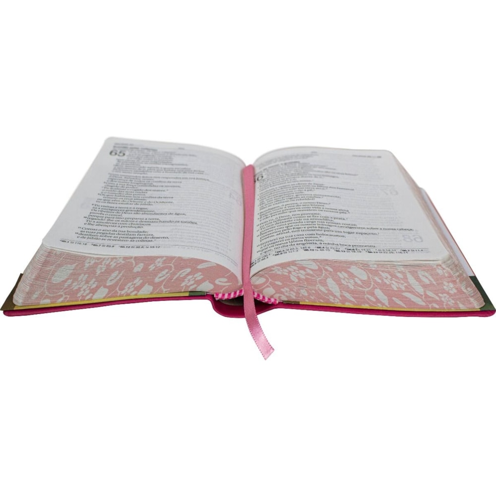 Bíblia Sagrada | NAA | Letra Grande | Capa Pink Luxo