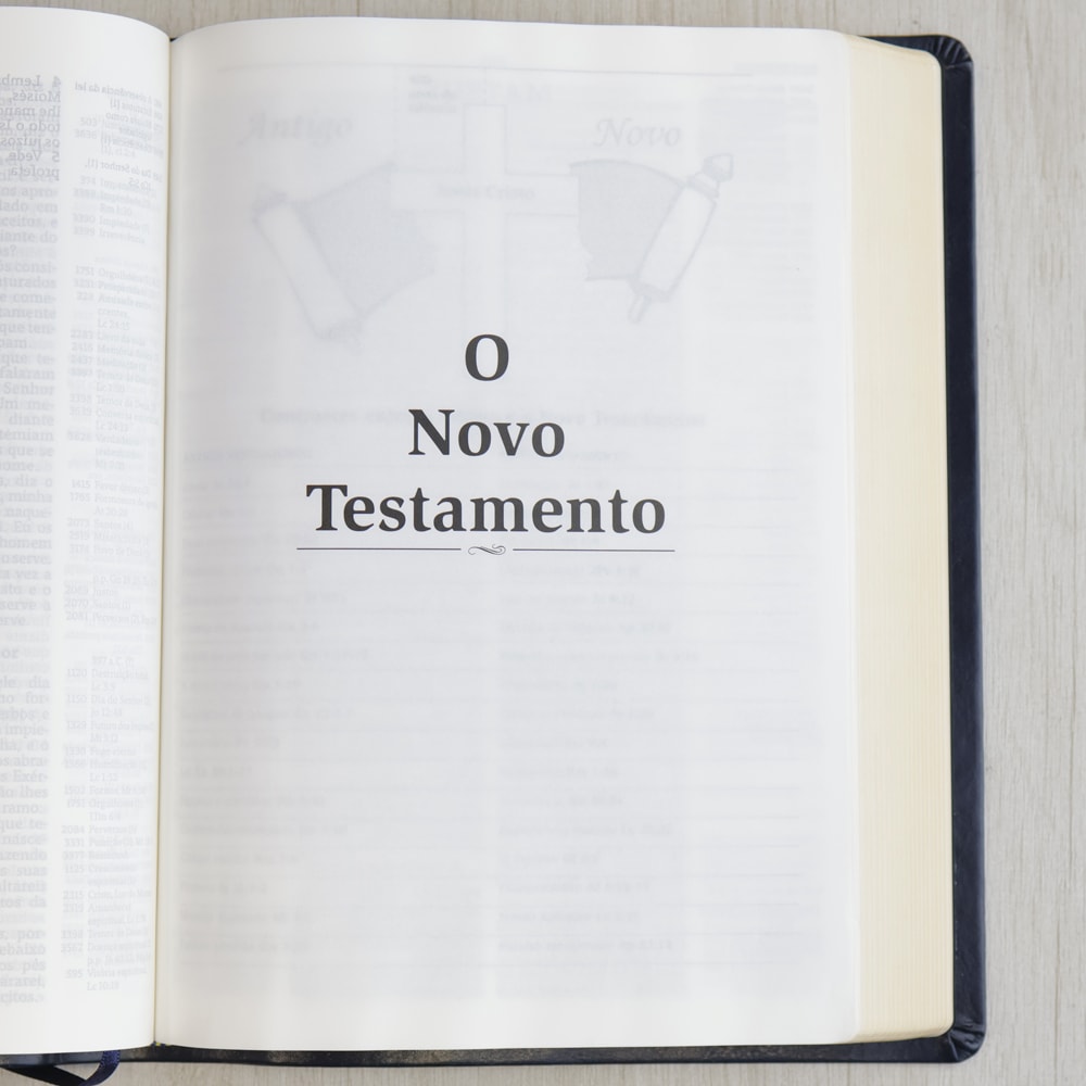 Bíblia Thompson de Estudo | AEC | Letra Grande | Capa Luxo Azul