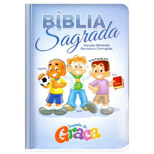 Bíblia da Turminha da Graça | Capa Almofadada | Menino