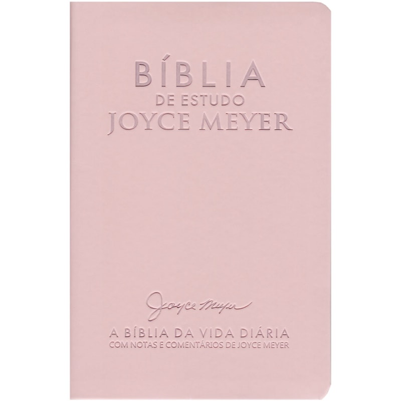 Bíblia de Estudo Joyce Meyer | NVI | Letra Média | Capa Nude
