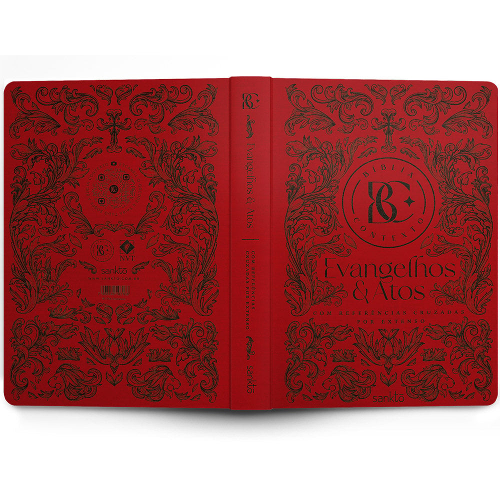 Bíblia Contexto | Evangelho e Atos | NVT | Capa Dura |Ornamentos