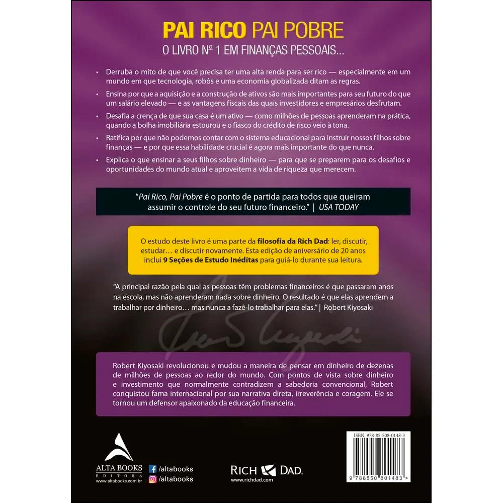 Pai Rico Pai Pobre | Nova Edição | Robert T. Kiyosaki