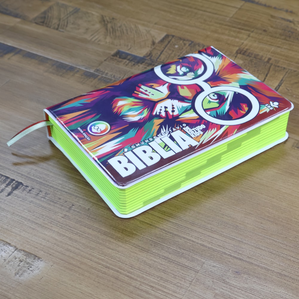 Bíblia de Estudo Kids | NTLH | Letra Grande | O Mundo de Otávio | Capa Dura Leão