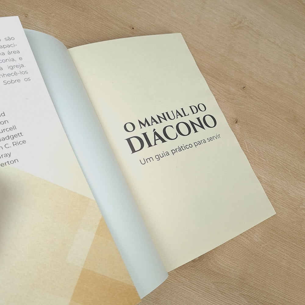 O Manual do Diácono | Hélder Cardin