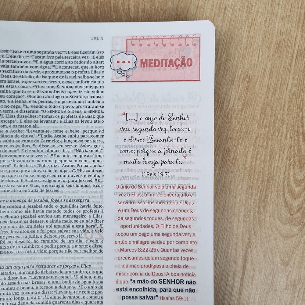 Bíblia de Estudo Interativa | KJC | Letra Normal | Capa Dura Espiral Tradição