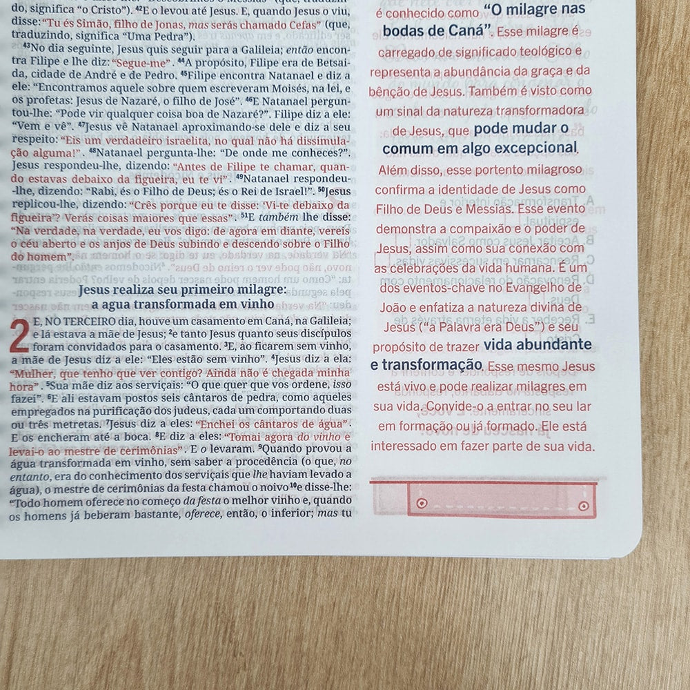 Bíblia de Estudo Interativa | KJC | Letra Normal | Capa Dura Espiral Tradição