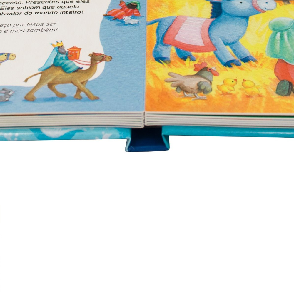 Bíblia do Bebê | 12 Lindas Histórias Bíblicas | Capa Dura Azul