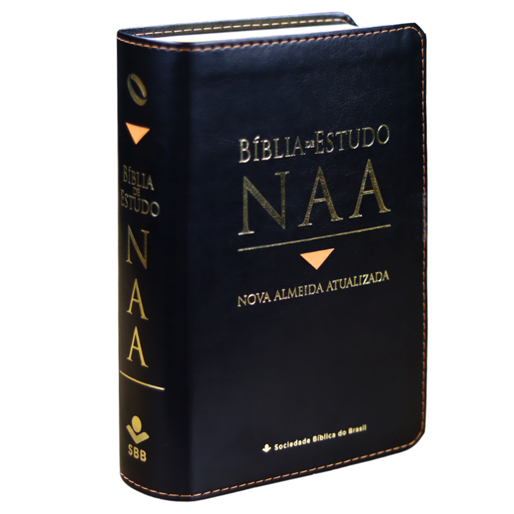 Bíblia de Estudo | NAA | Letra Normal | Tamanho Portátil | Capa Luxo