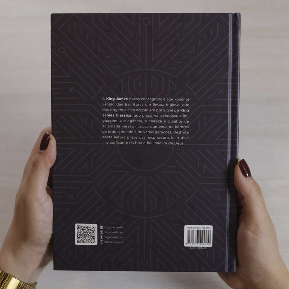 Bíblia Sagrada King James | Letra Extra Grande | Capa Dura Verdade