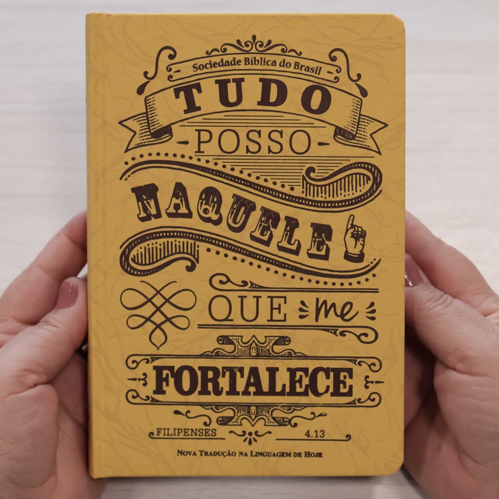 Bíblia Sagrada | NTLH | Letra Grande | Capa Filipenses 4:13