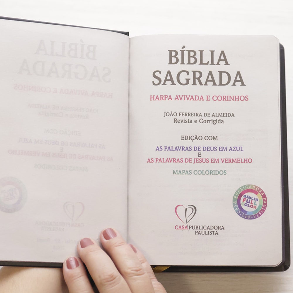 Bíblia Sagrada Bom Pastor | ARC | Letra Maior | Harpa e Corinhos | Capa Dura