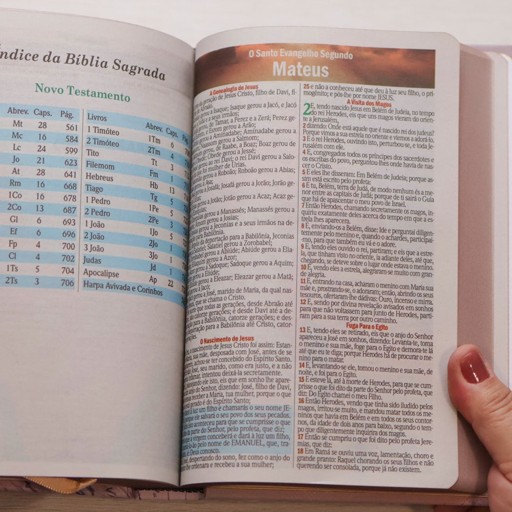 Bíblia Sagrada Leão Yeshua | ARC | Letra Maior | Harpa e Corinhos | Capa Dura