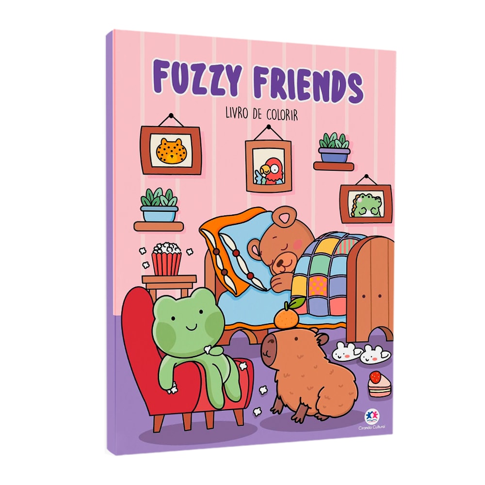 Fuzzy Friends | Livro de Colorir