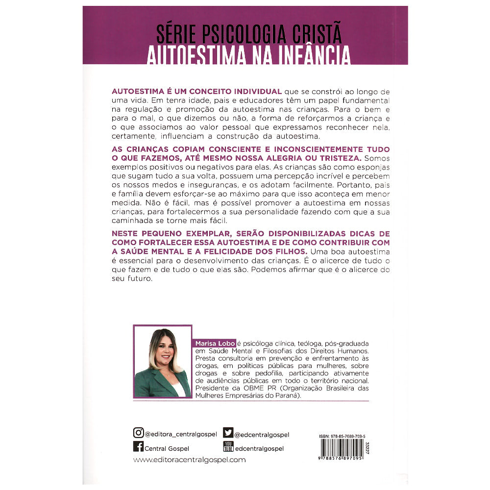 Livro Autoestima Na Infância | Marisa Lobo