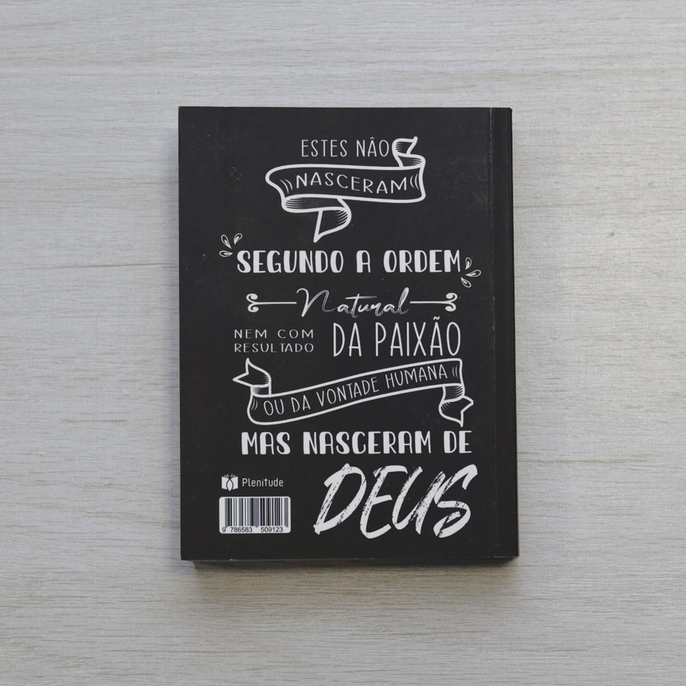 Bíblia Sagrada Média Creram Nele | ARC | Capa Brochura Preta