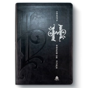 Biblia de Estudo Hagnos King James Capa Luxo Preta