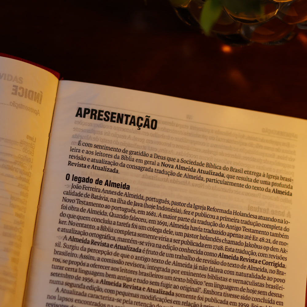 Bíblia Sagrada | ARA | Letra Grande | Legno Goiaba