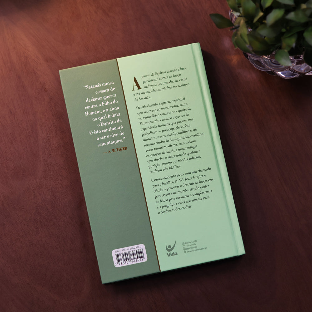 A Guerra do Espírito | A. W. Tozer | Capa Dura