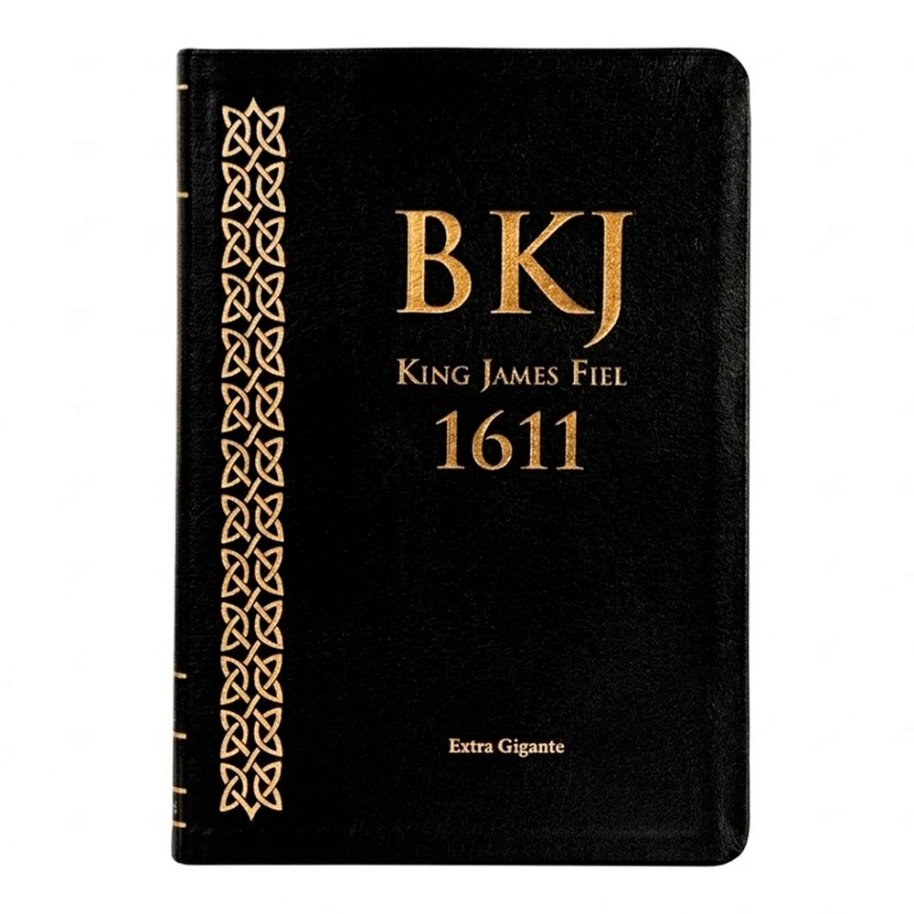 Bíblia King James Fiel 1611 | Extra Gigante | Capa Preta