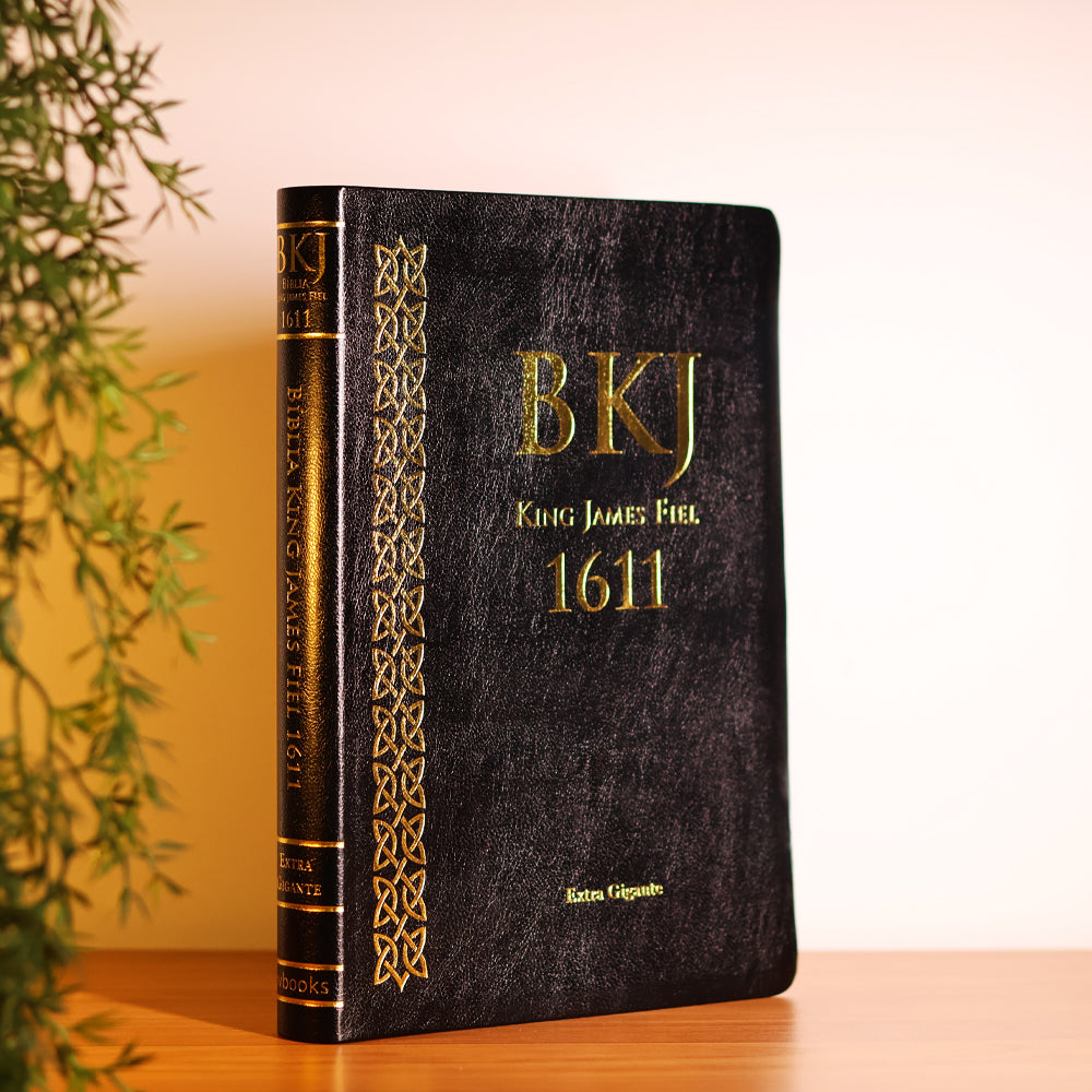 Bíblia King James Fiel 1611 | Extra Gigante | Capa Preta