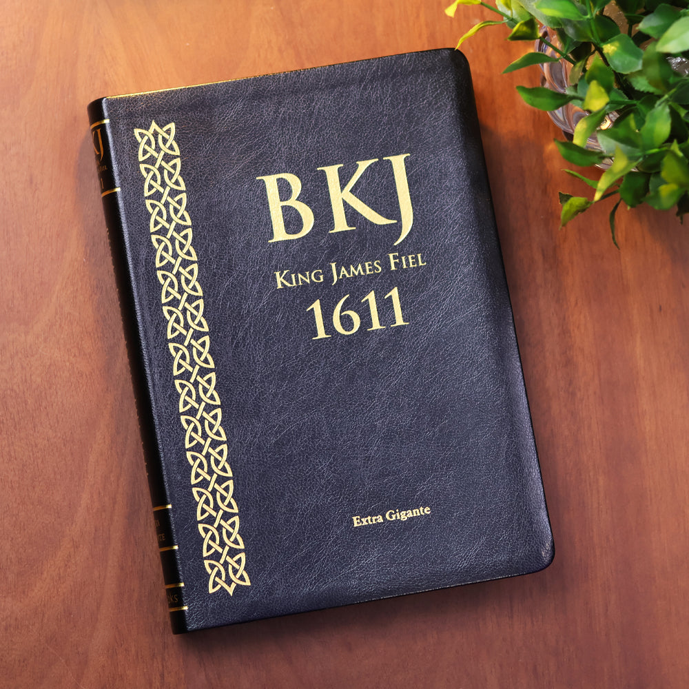 Bíblia King James Fiel 1611 | Extra Gigante | Capa Preta