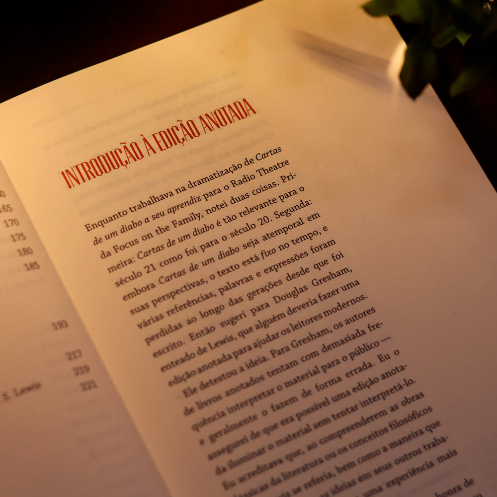 Cartas de Um Diabo a Seu Aprendiz | C.S. Lewis | Edição Anotada