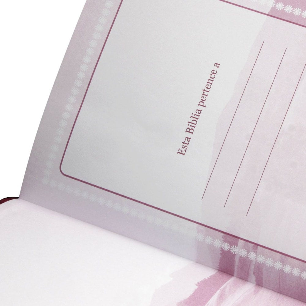 Bíblia Sagrada | Letra Gigante | ARC | Capa Couro Púrpura Nobre Luxo | c/ Índice
