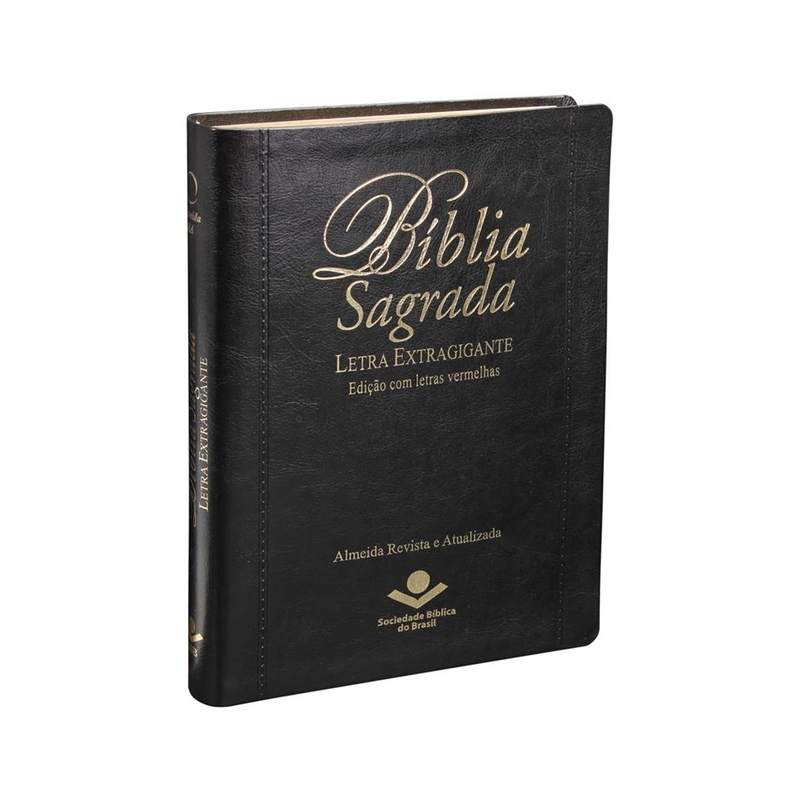 Bíblia Sagrada | Letra Extragigante | ARA | Preta Luxo | c/ Índice