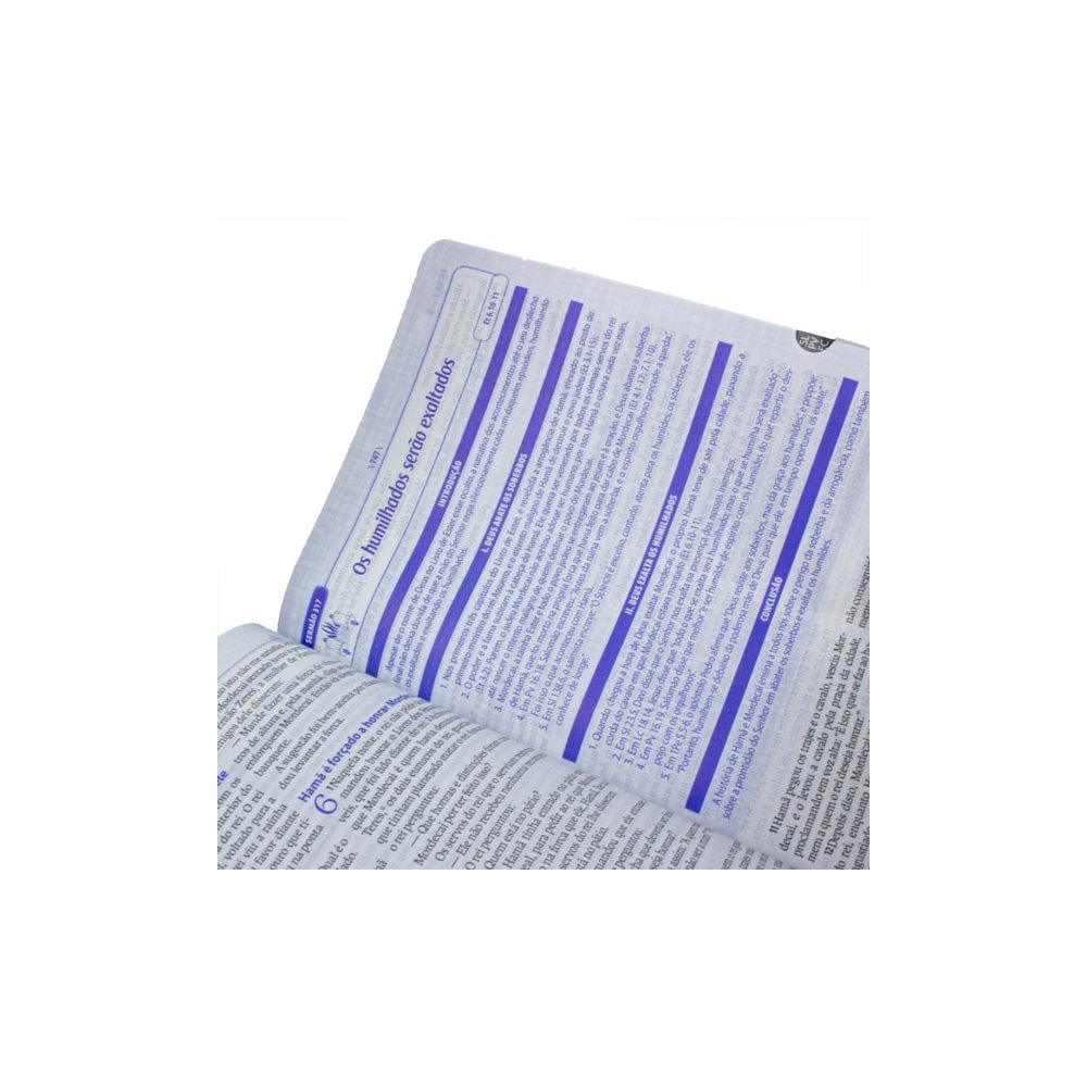 Bíblia do Pregador Pentecostal | NAA | Índice | Azul Nobre | c/ Índice