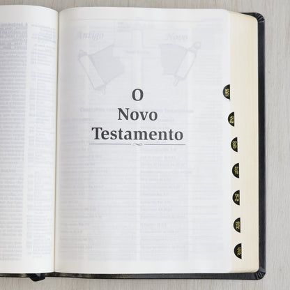 Bíblia Thompson | Letra Grande | Capa Luxo Preta C/ índice