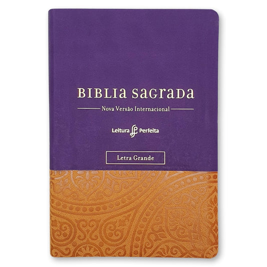 Bíblia Sagrada NVI - Leitura Perfeita | Letra Grande | c/ Espaço para Anotações | Roxa