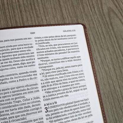 Bíblia Sagrada | Leitura Perfeita | ACF | Marrom Flexível