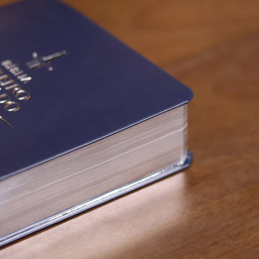 Bíblia Obreiro Aprovado Média Luxo Harpa Cristã Azul