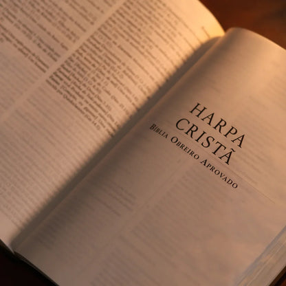 Bíblia do Obreiro Aprovado | ARC | Harpa Avivada | Capa Luxo Preta