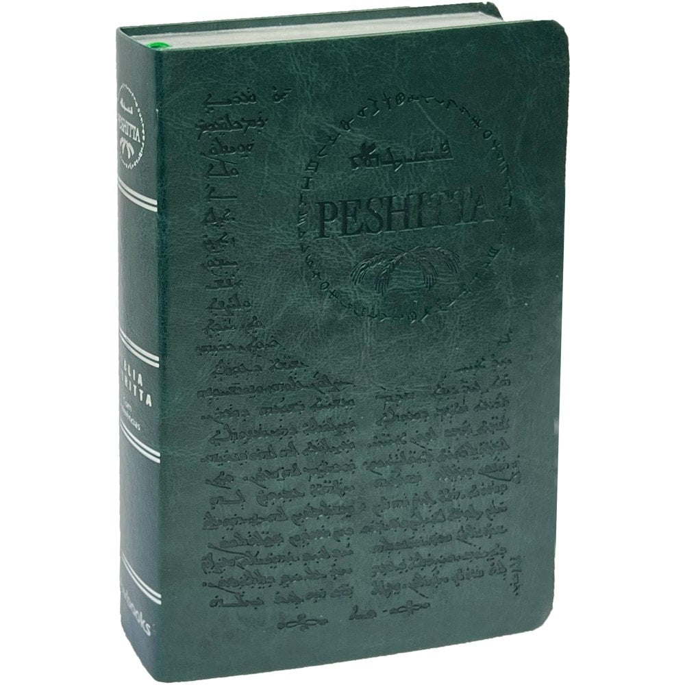 Bíblia Peshitta com Referências | Letra Grande | Capa Luxo Verde