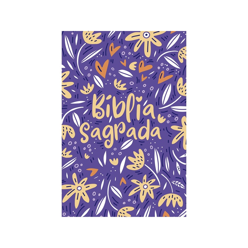 Bíblia Jardim da Vida Roxo | NVT Letra Grande | Capa Dura