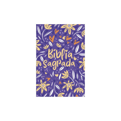 Bíblia Jardim da Vida Roxo | NVT Letra Grande | Capa Dura