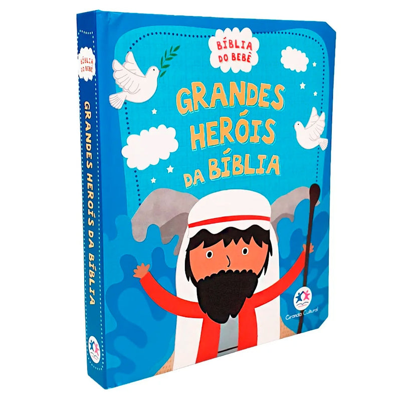 Grandes Heróis da Bíblia | Bíblia Do Bebê | Capa Almofadada