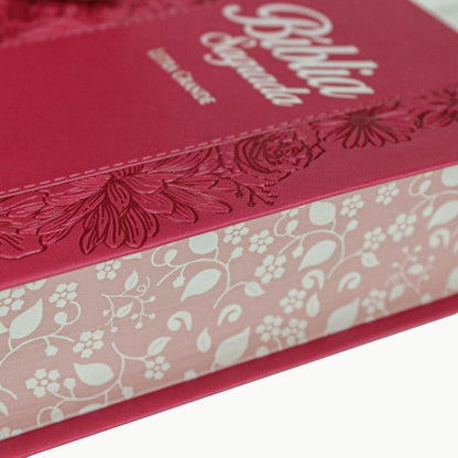 Bíblia Sagrada | NAA | Letra Grande | Capa Pink Luxo