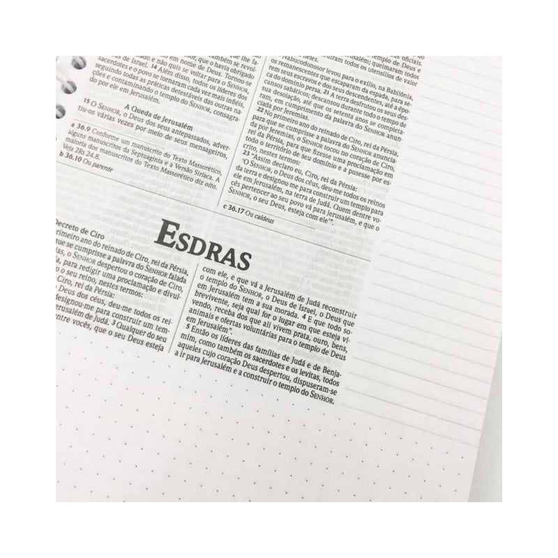 Bíblia Sagrada Anote Espiral Magnólia | NVI | Letra Normal | Capa Dura
