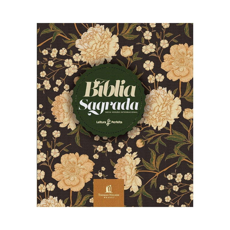 Bíblia Sagrada | NVI | Letra Normal | Espaço Anotações | Capa Soft Flores