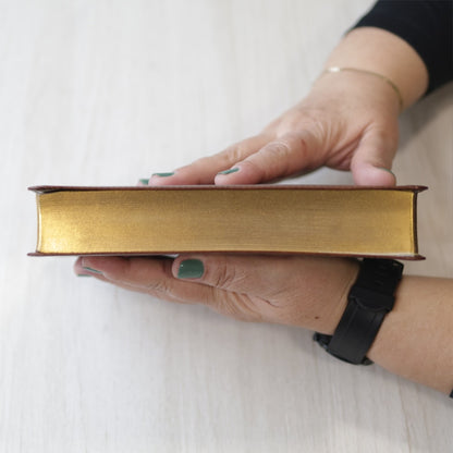 Bíblia Sagrada | ACF | Letra Grande | Couro Soft Marrom