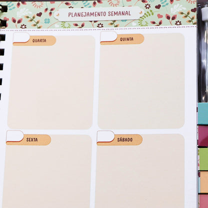 Meu Plano Perfeito Yellow Floral | Capa Dura