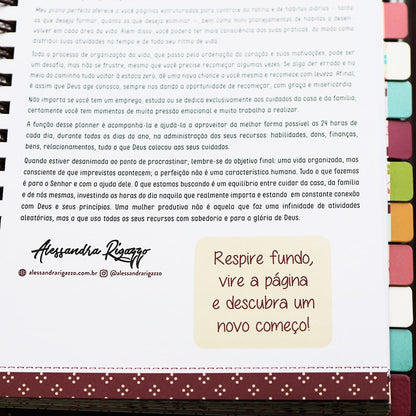 Meu Plano Perfeito Yellow Floral | Capa Dura