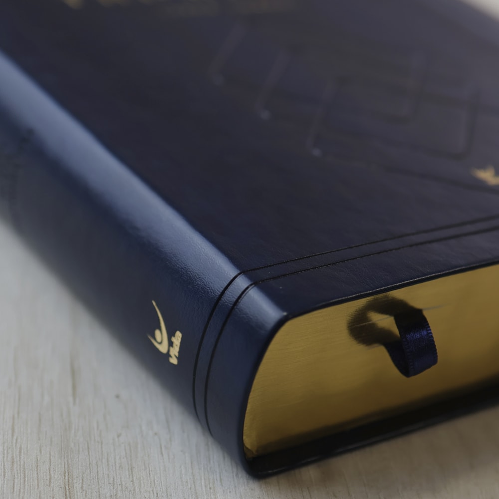 Bíblia Thompson de Estudo | AEC | Letra Grande | Capa Luxo Azul