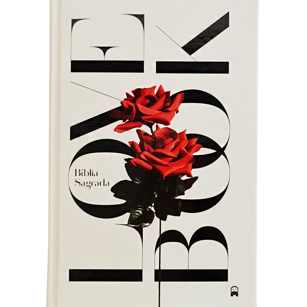 Bíblia Love Book Rosa Jesus Copy | NAA | Letra Normal | Capa Dura